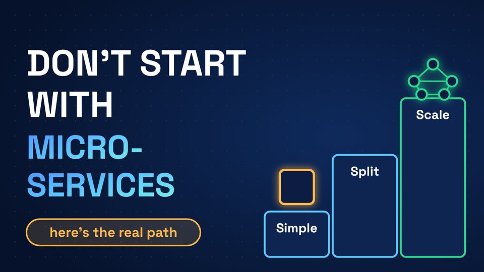 Monolith vs Microservices: Stop Starting With Microservices